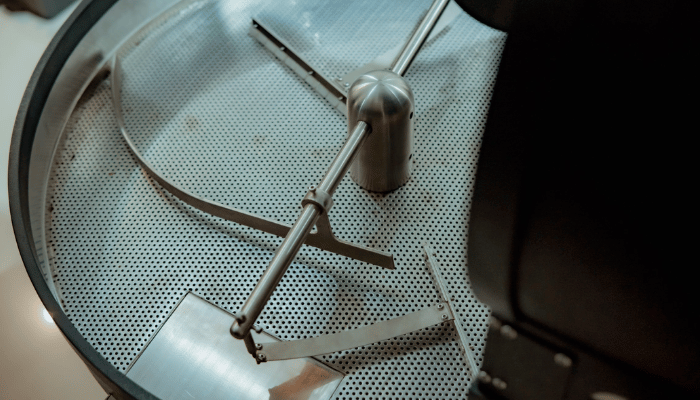 Cooling Tray dan Agitator Mesin Roasting